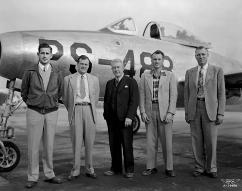Ames Pilots Rudy 2nd Left 1949